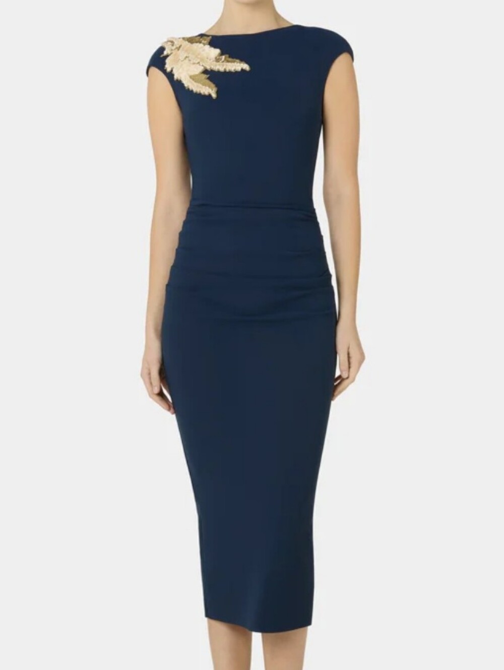 CHIARABONI LA PETITE ROBE HESUPIE MIDI DRESS.